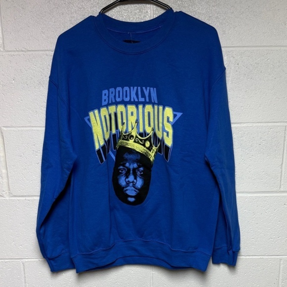 Notorious Brooklyn Blue Men's Sweatshirt